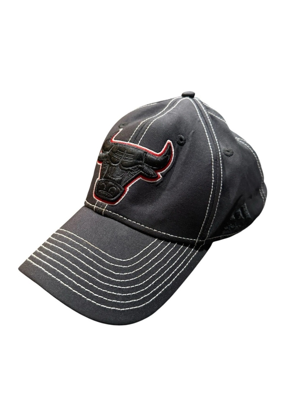 NBA Chicago Bulls Basketball Adidas Superflex Hat Cap Size S/M